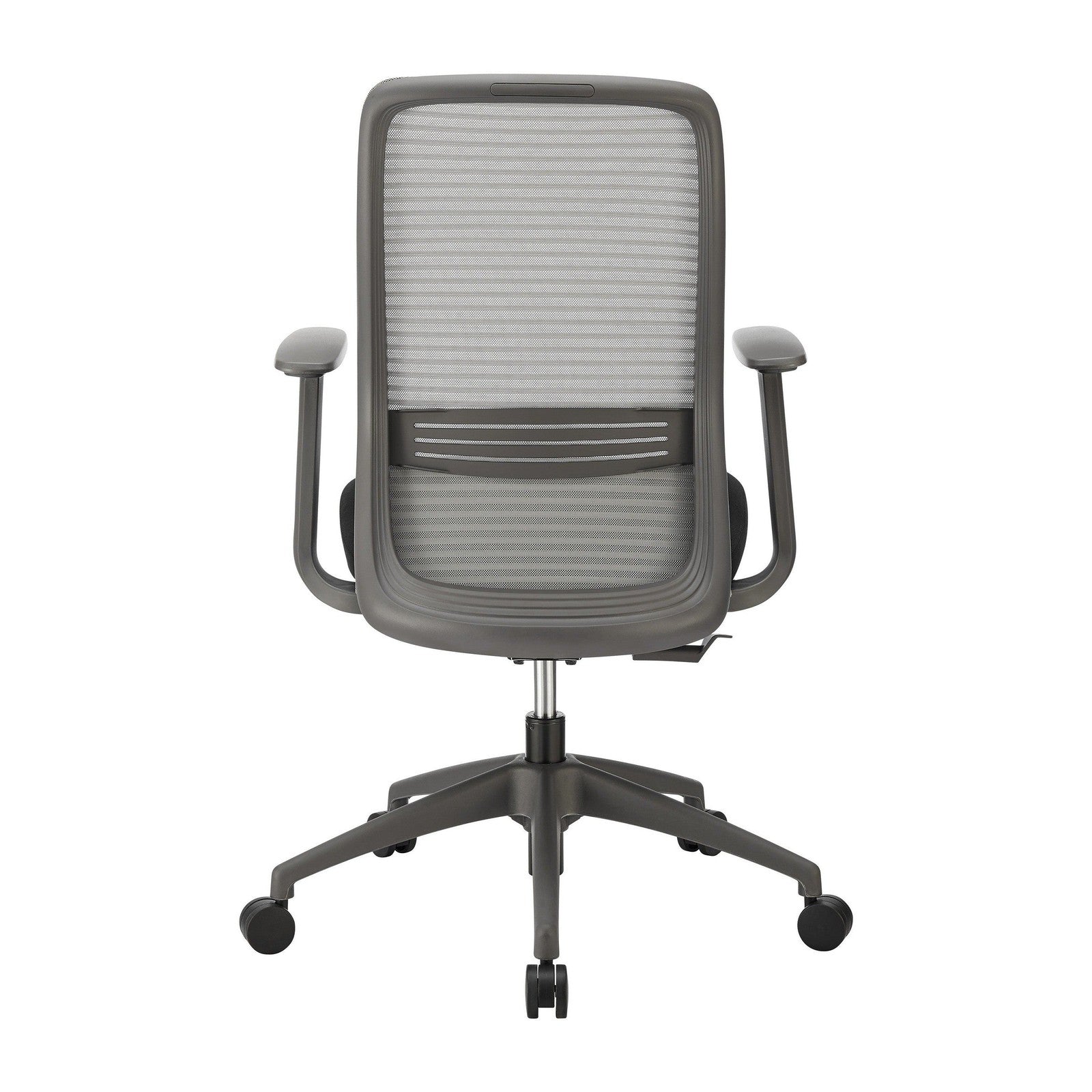 Chaise de bureau à dossier moyen Kasper de style européen