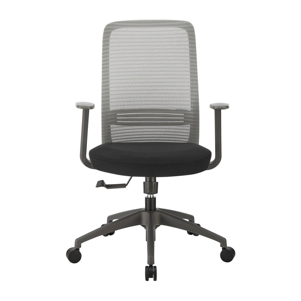 Chaise de bureau à dossier moyen Kasper de style européen