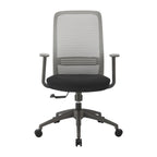 Chaise de bureau à dossier moyen Kasper de style européen