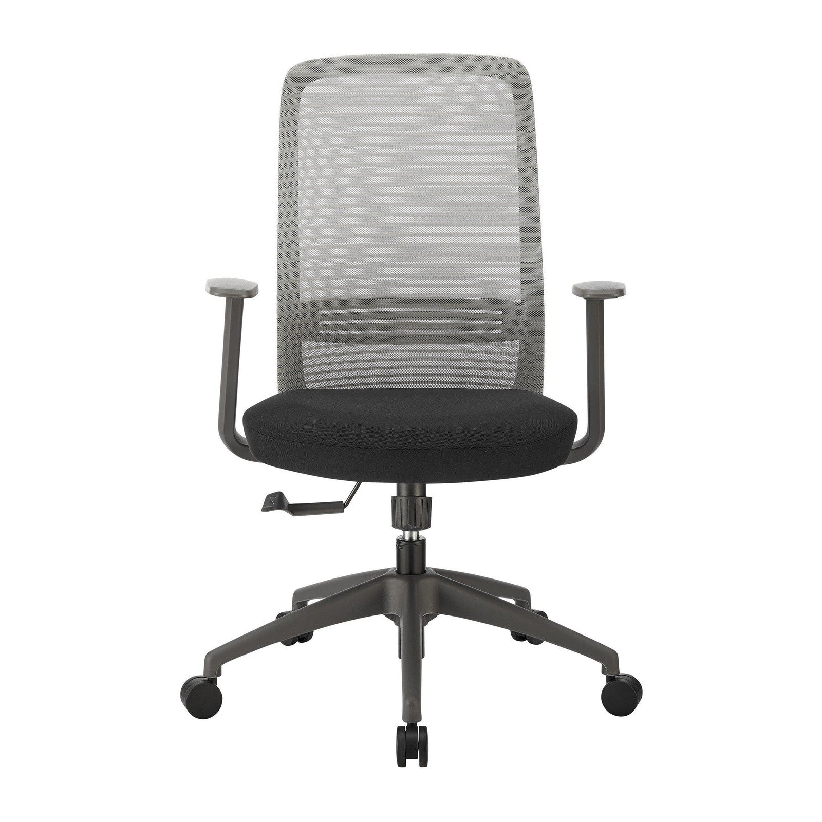 Chaise de bureau à dossier moyen Kasper de style européen
