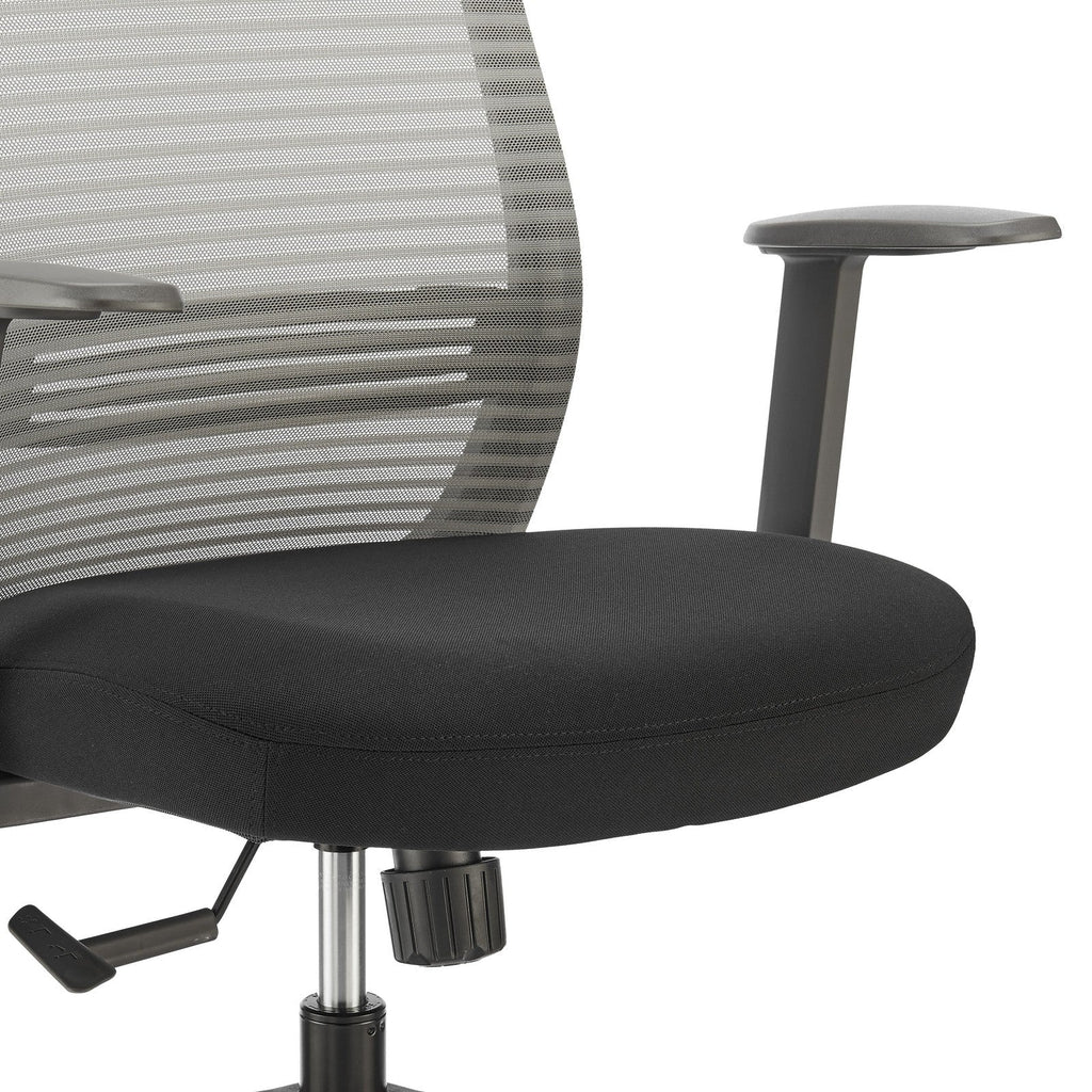 Chaise de bureau à dossier moyen Kasper de style européen