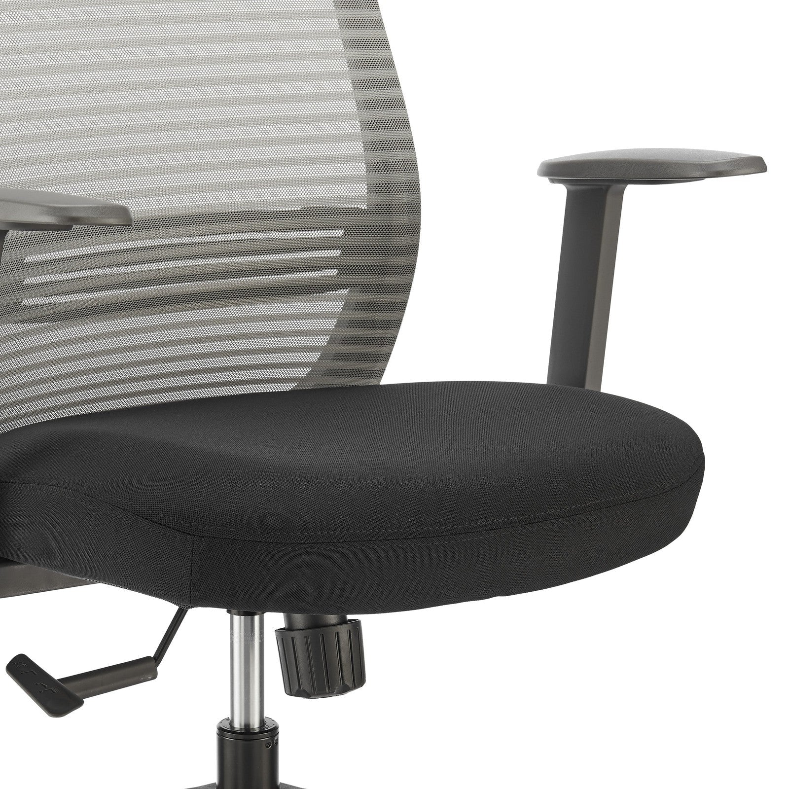 Chaise de bureau à dossier moyen Kasper de style européen