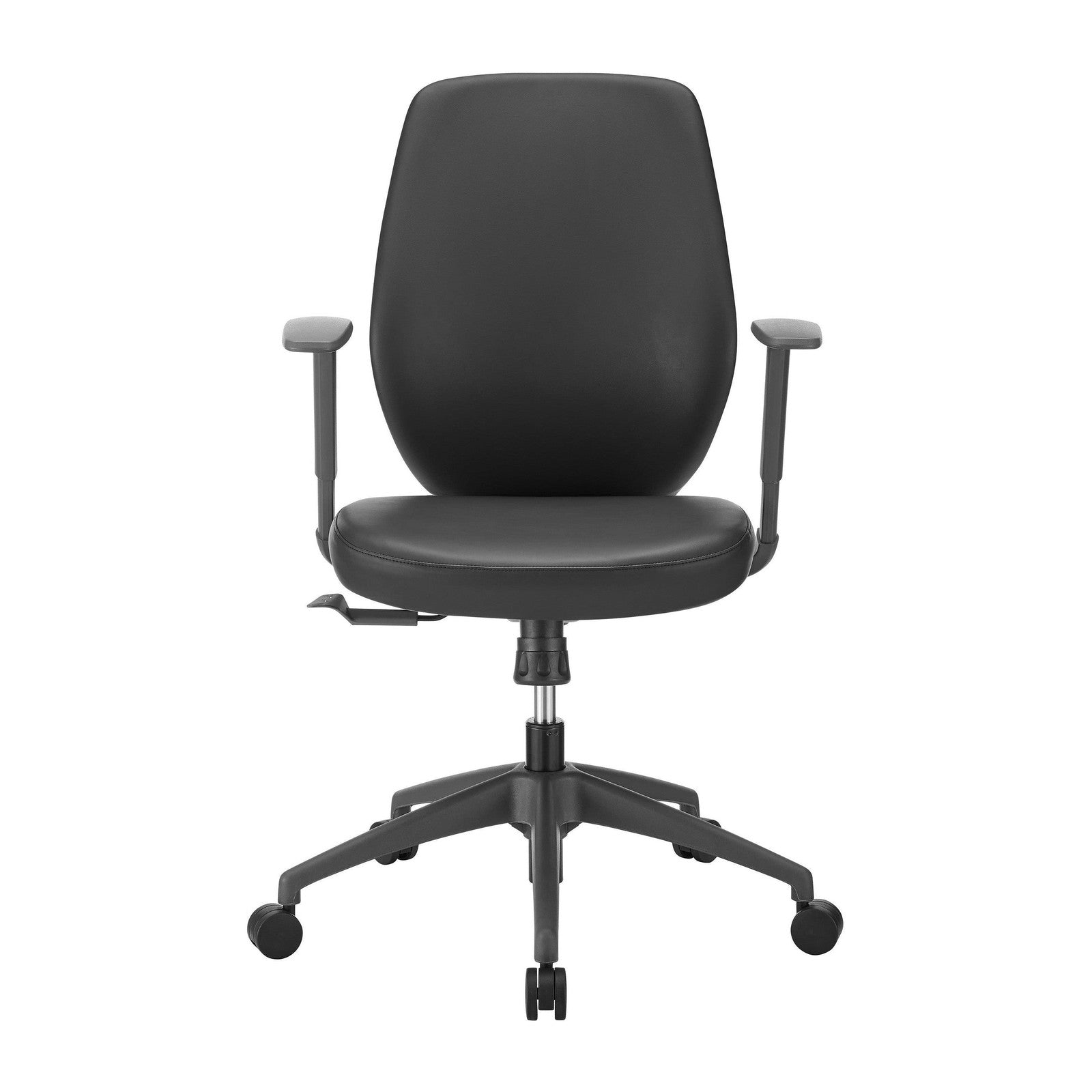 Chaise de bureau à dossier bas Filip de style européen