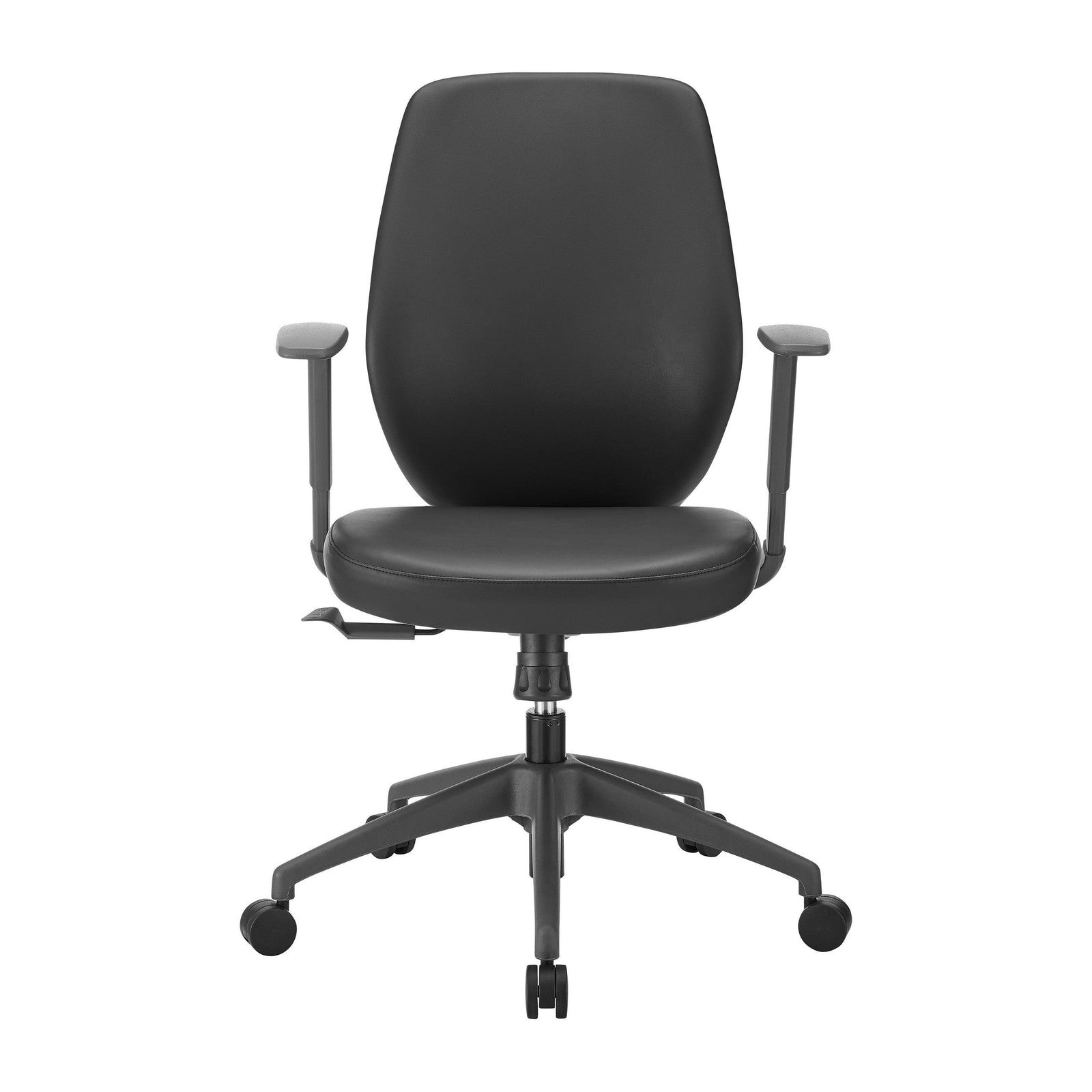 Chaise de bureau à dossier bas Filip de style européen
