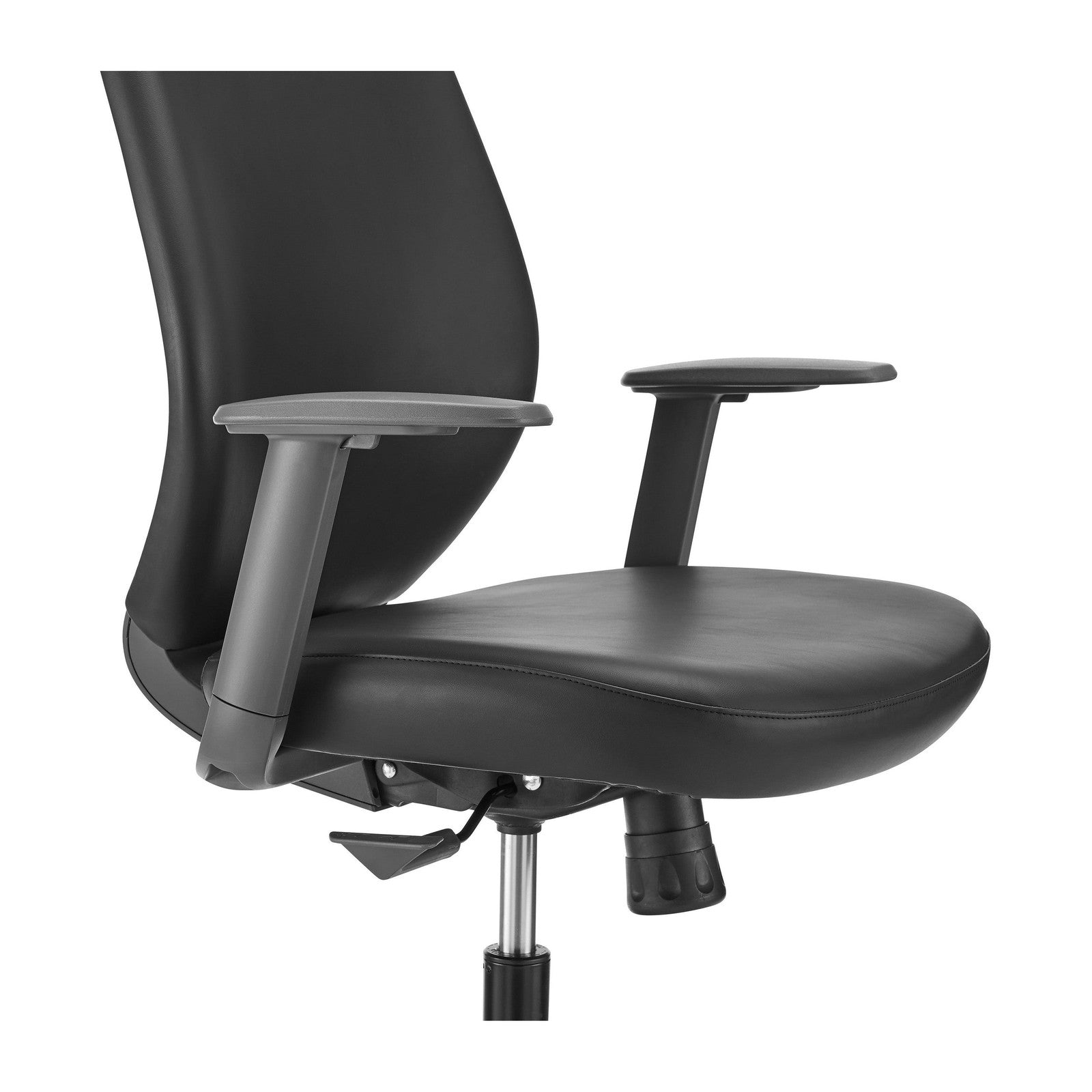 Chaise de bureau à dossier bas Filip de style européen