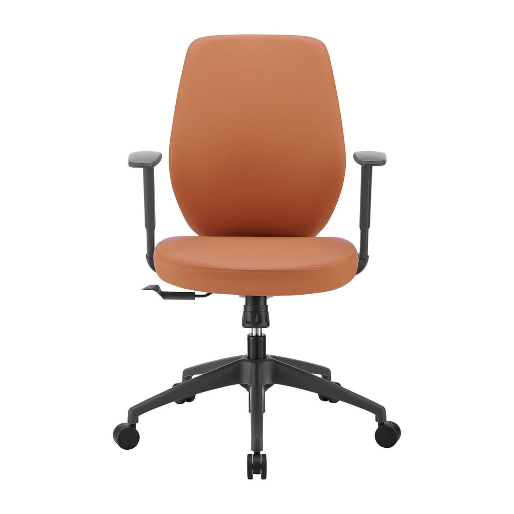 Chaise de bureau à dossier bas Filip de style européen