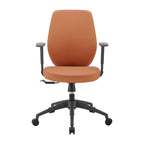 Chaise de bureau à dossier bas Filip de style européen