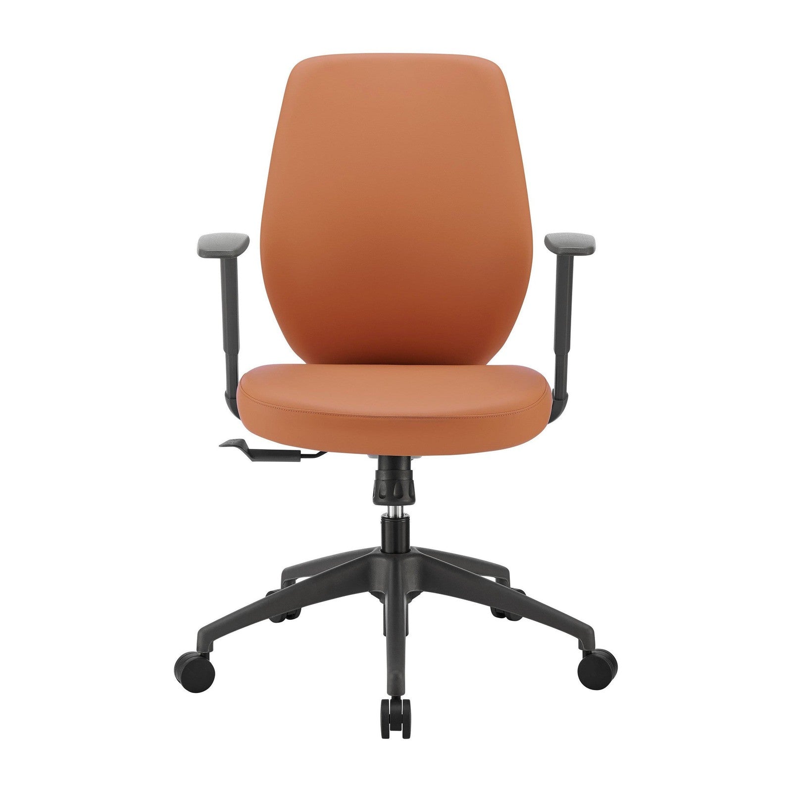 Chaise de bureau à dossier bas Filip de style européen