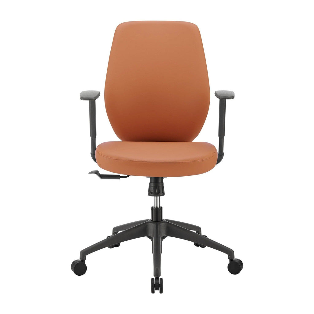 Chaise de bureau à dossier bas Filip de style européen
