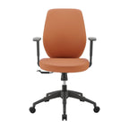 Chaise de bureau à dossier bas Filip de style européen