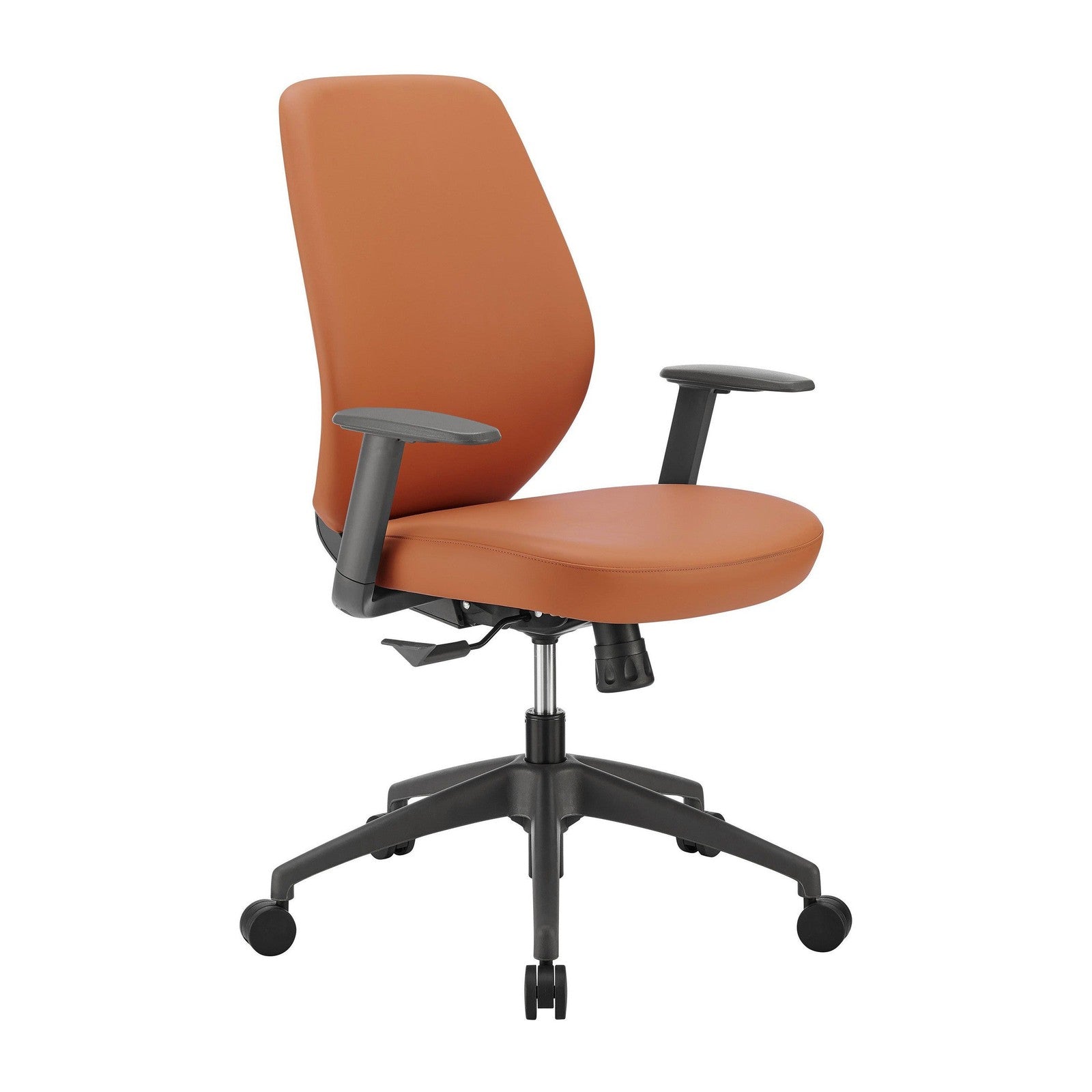 Chaise de bureau à dossier bas Filip de style européen