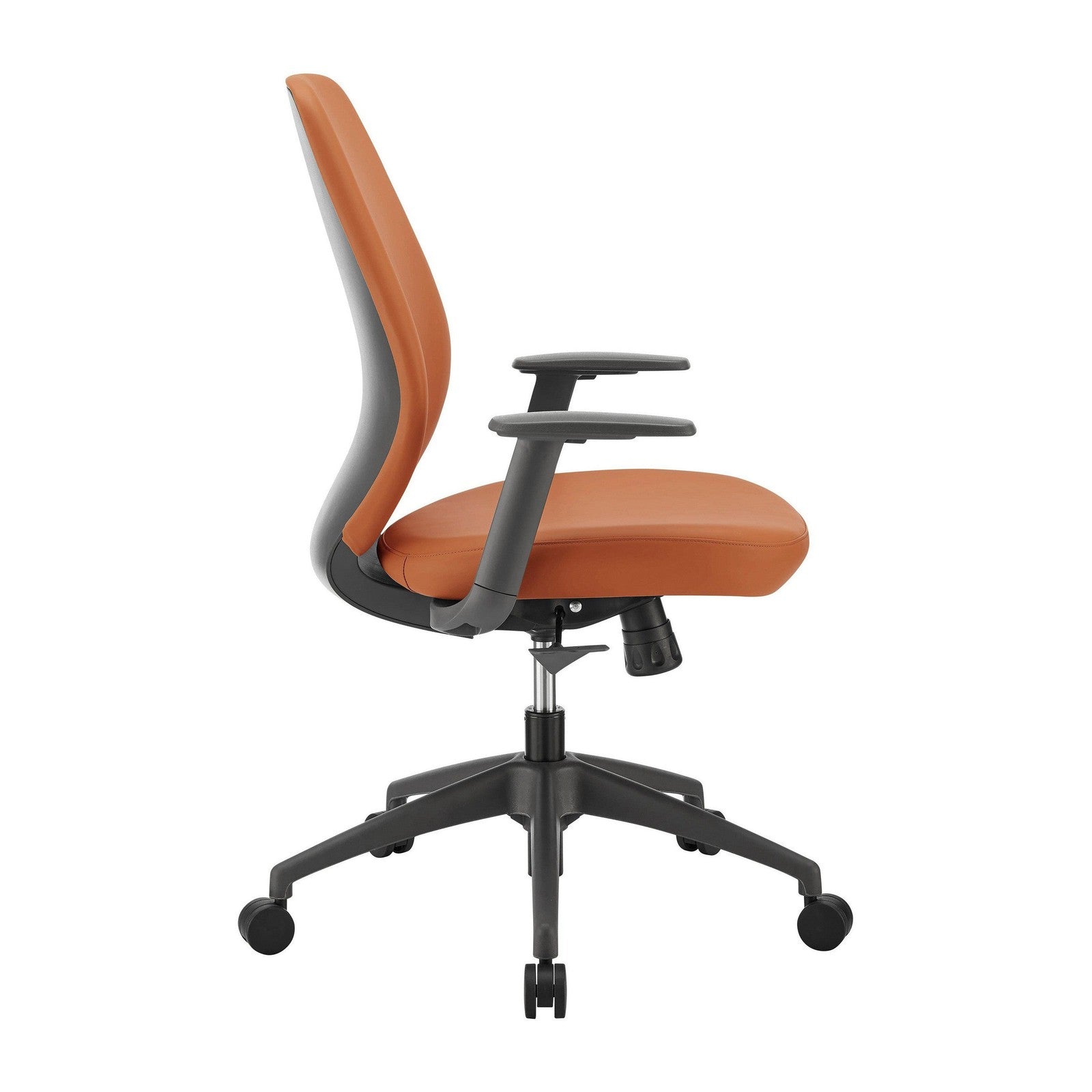 Chaise de bureau à dossier bas Filip de style européen