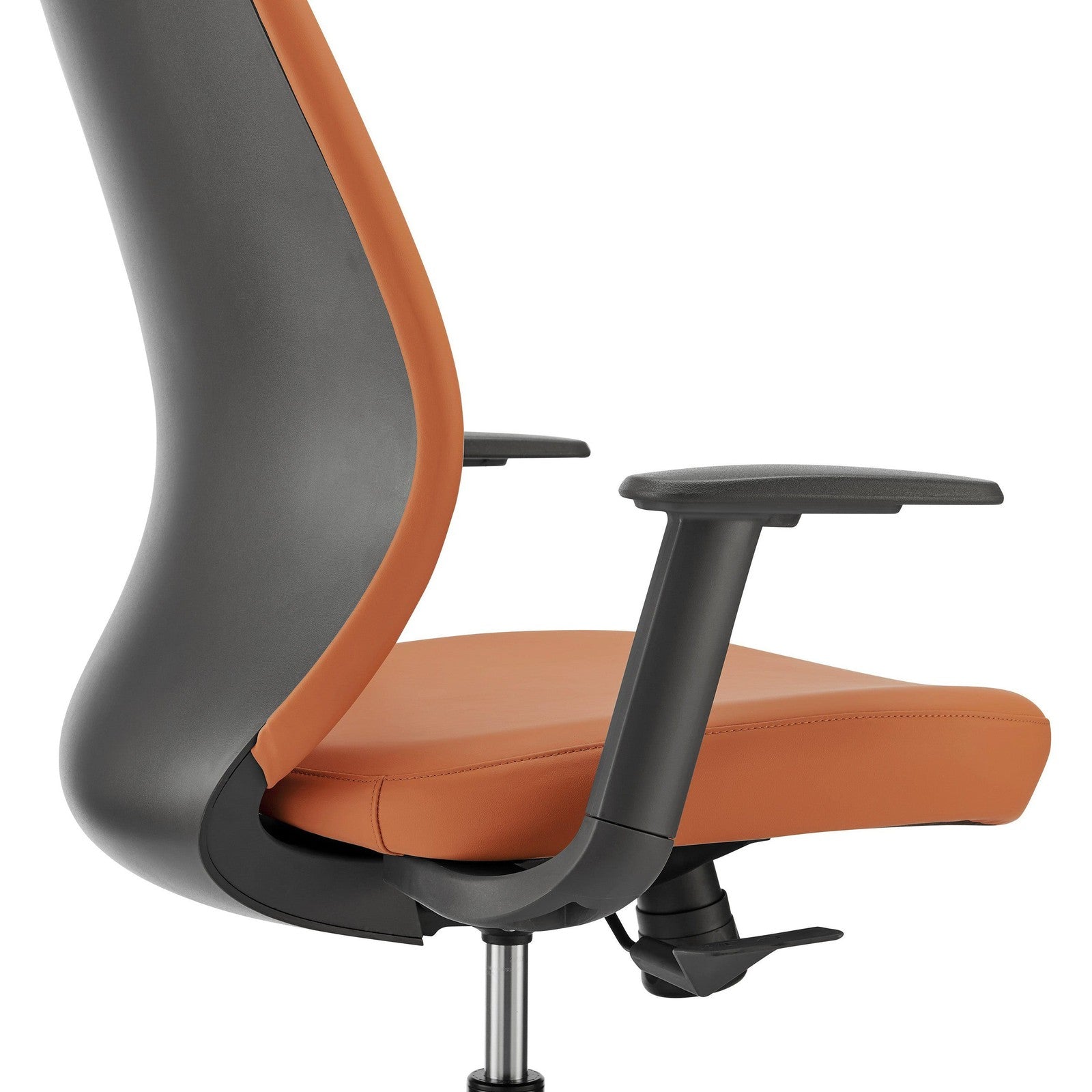 Chaise de bureau à dossier bas Filip de style européen