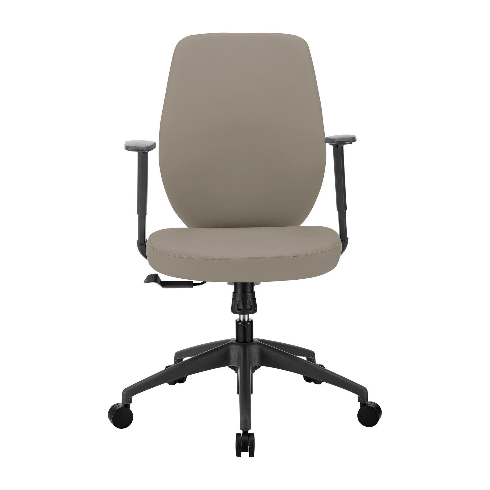 Chaise de bureau à dossier bas Filip de style européen