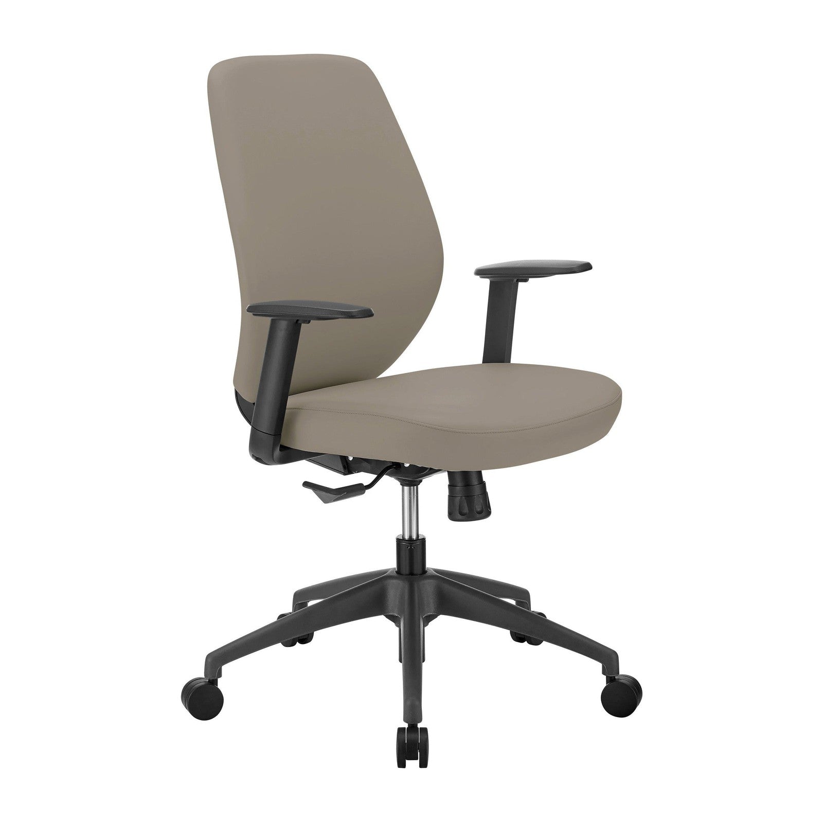 Chaise de bureau à dossier bas Filip de style européen