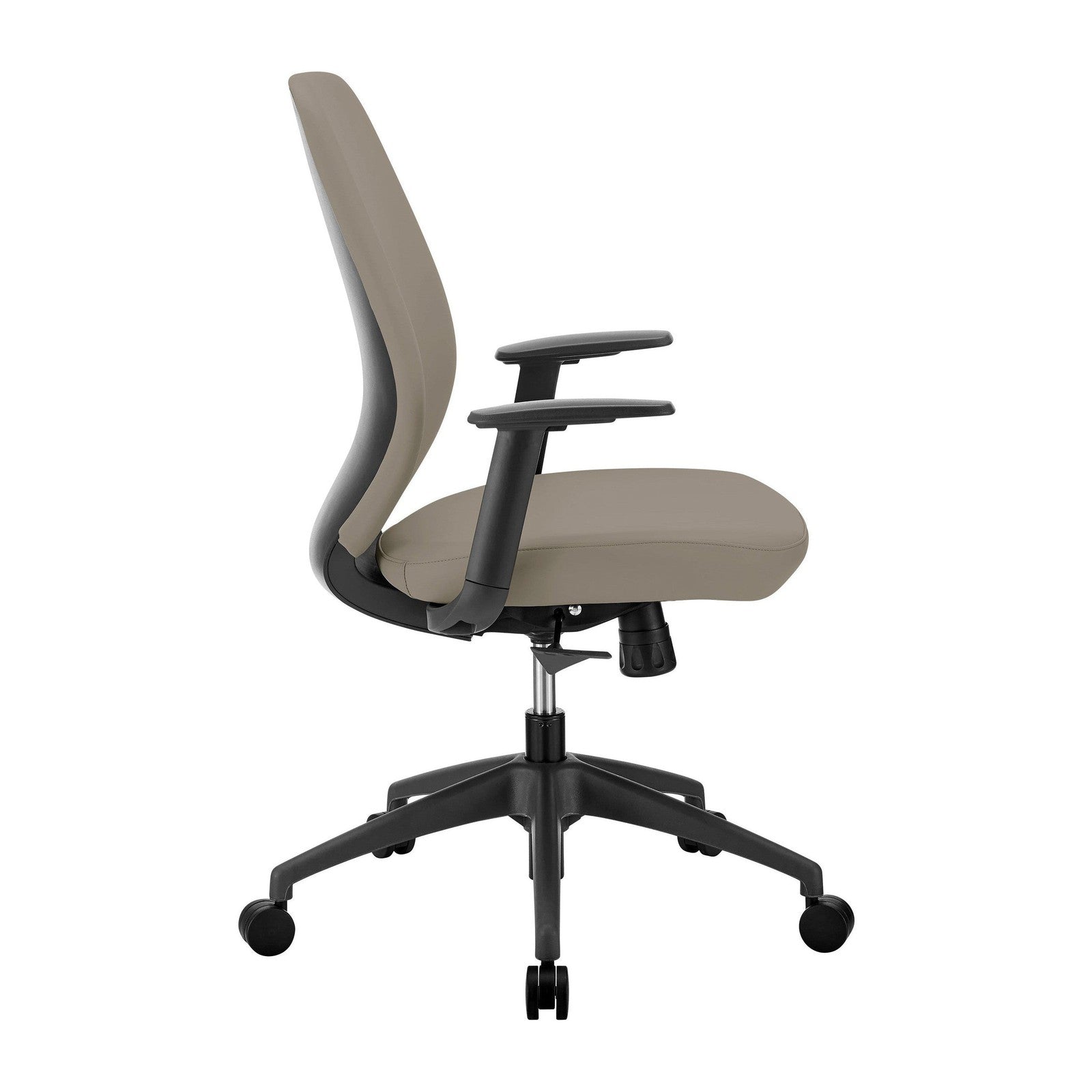 Chaise de bureau à dossier bas Filip de style européen