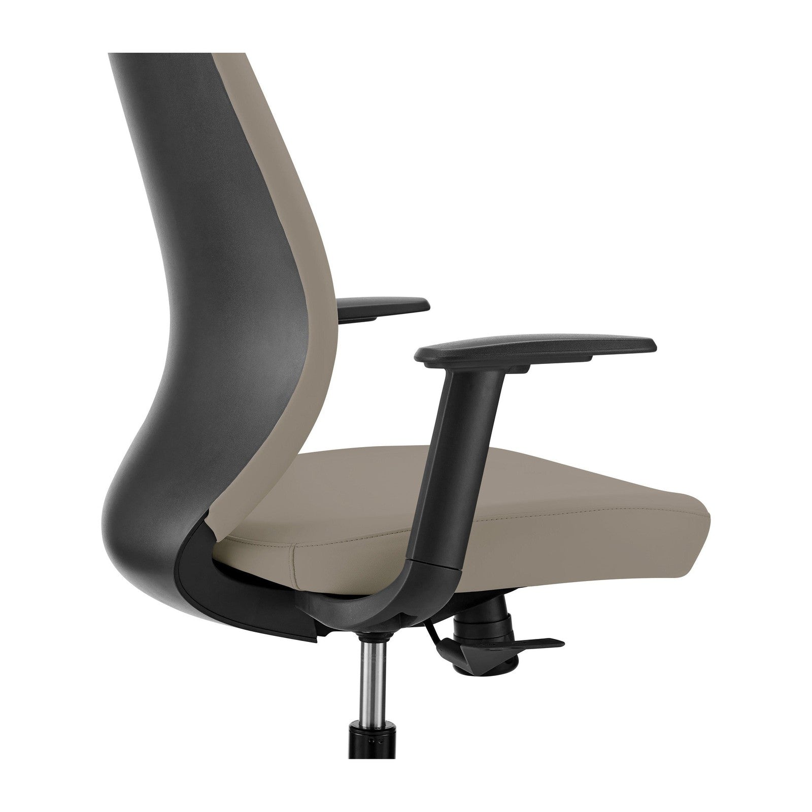 Chaise de bureau à dossier bas Filip de style européen