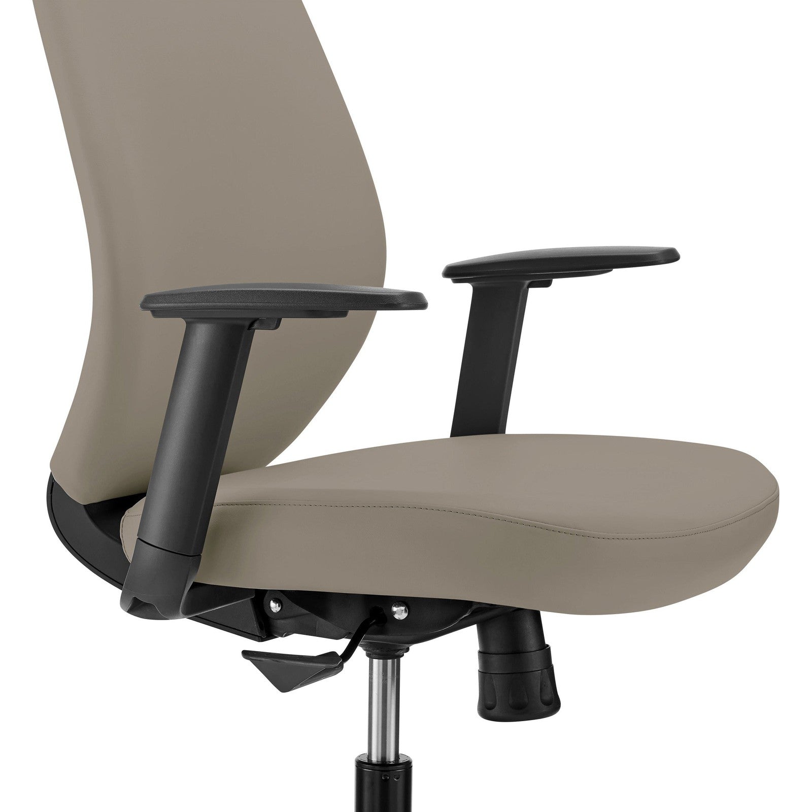 Chaise de bureau à dossier bas Filip de style européen