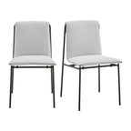Chaise d'appoint Ludvig de style européen - Lot de 2