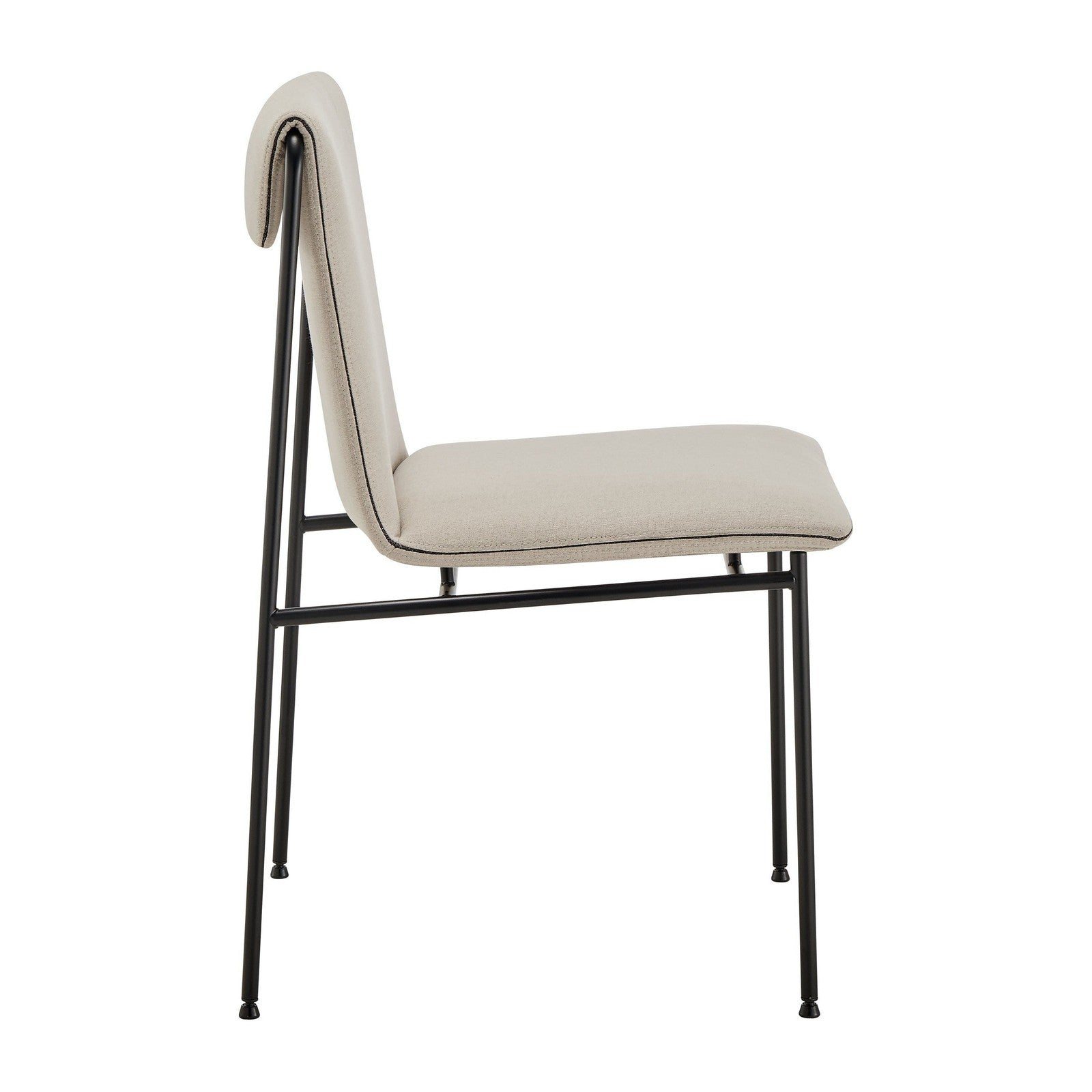 Chaise d'appoint Ludvig de style européen - Lot de 2