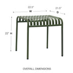 Table d'appoint d'extérieur de style européen Enid 22