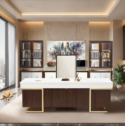 Chaise de bureau AICO Belmont Place en expresso