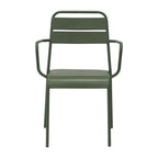 Fauteuil d'extérieur Rosco de style européen - Lot de 2