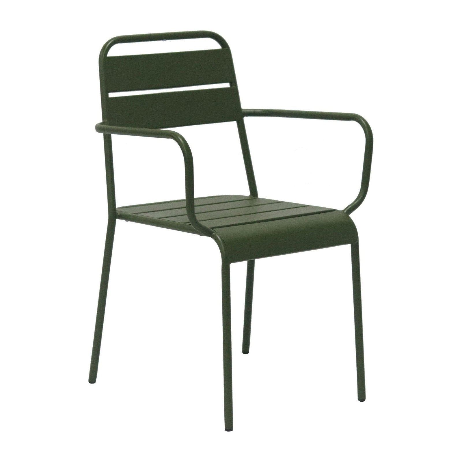 Fauteuil d'extérieur Rosco de style européen - Lot de 2
