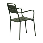 Fauteuil d'extérieur Rosco de style européen - Lot de 2