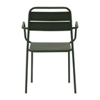 Fauteuil d'extérieur Rosco de style européen - Lot de 2