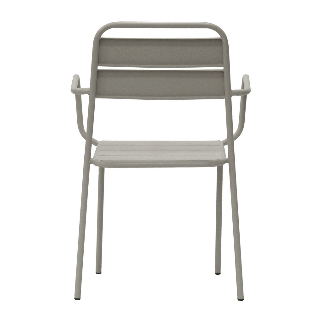 Fauteuil d'extérieur Rosco de style européen - Lot de 2