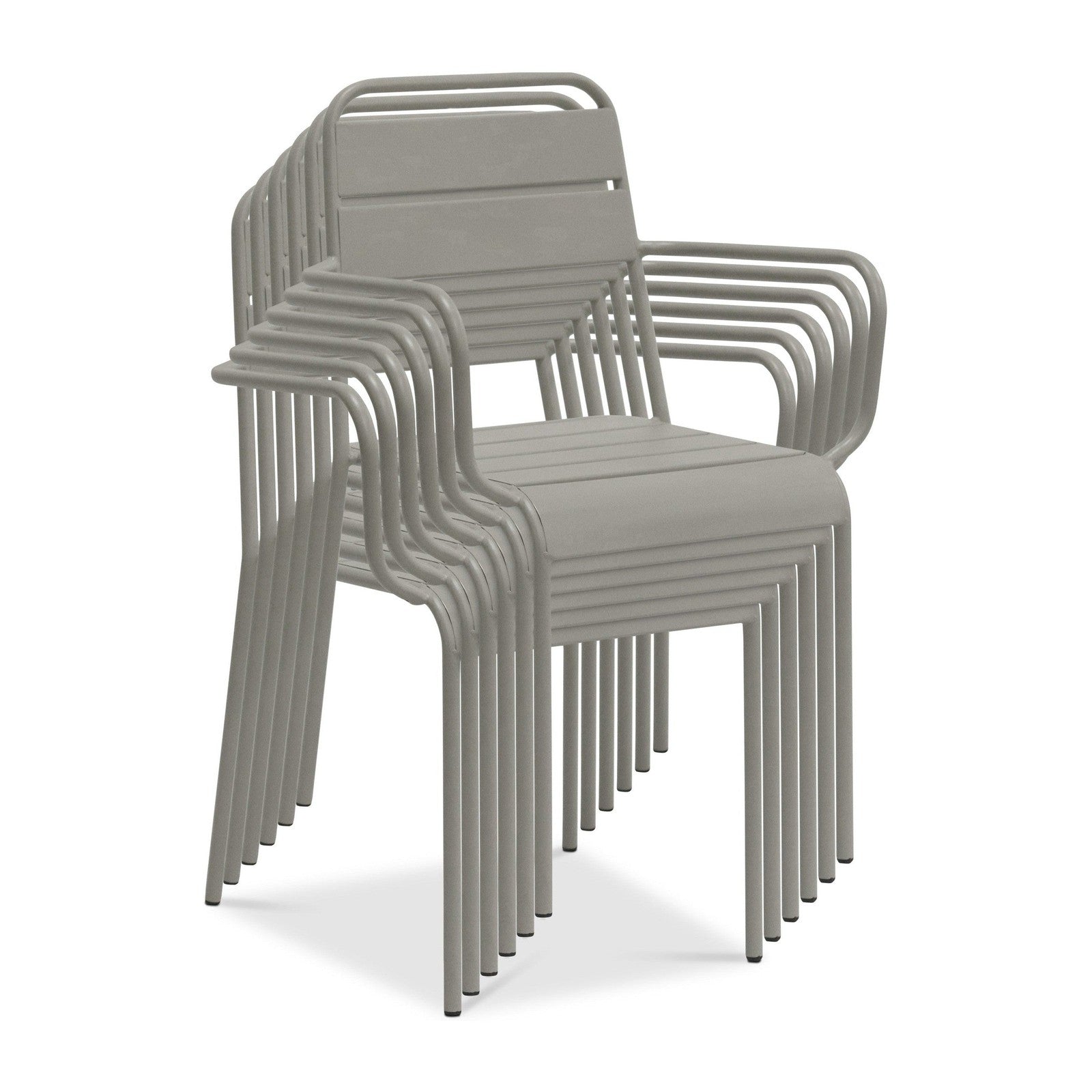 Fauteuil d'extérieur Rosco de style européen - Lot de 2