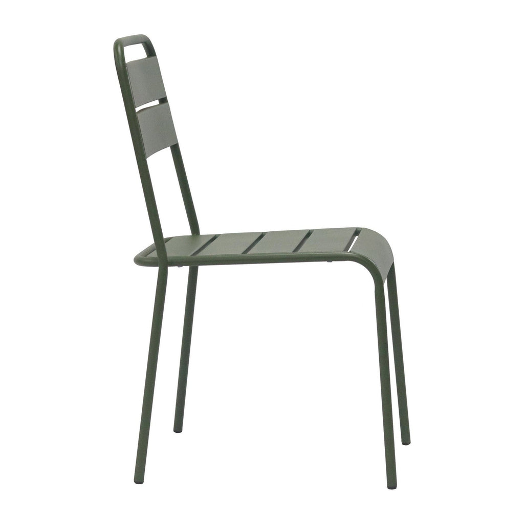 Chaise d'extérieur Rosco de style européen - Lot de 2