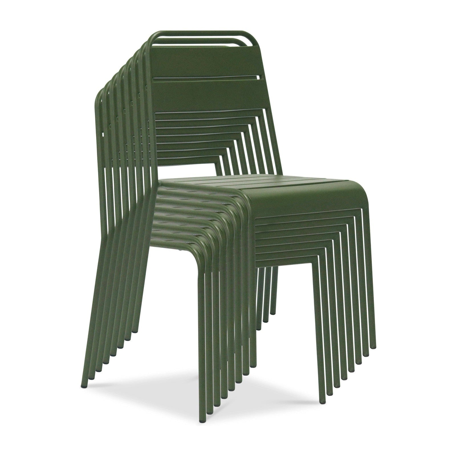 Chaise d'extérieur Rosco de style européen - Lot de 2