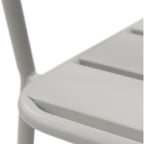 Chaise d'extérieur Rosco de style européen - Lot de 2