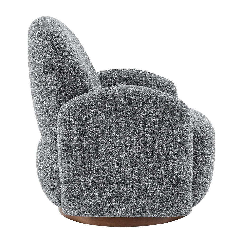 Fauteuil pivotant Brody de style européen