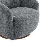Fauteuil pivotant Brody de style européen
