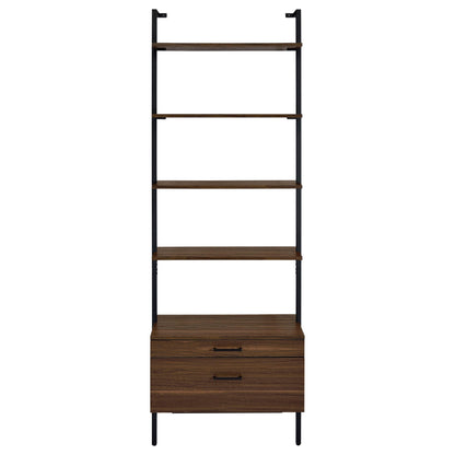 Ensemble de bibliothèques murales Owens 3 pièces de 96 pouces en noyer