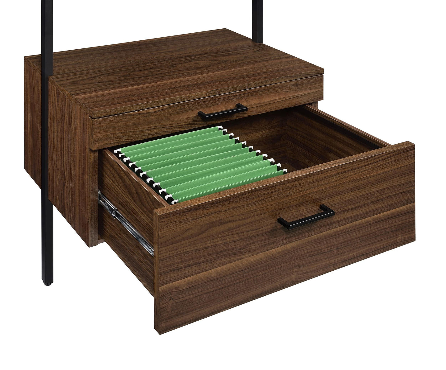 Ensemble de bibliothèques murales Owens 3 pièces de 96 pouces en noyer