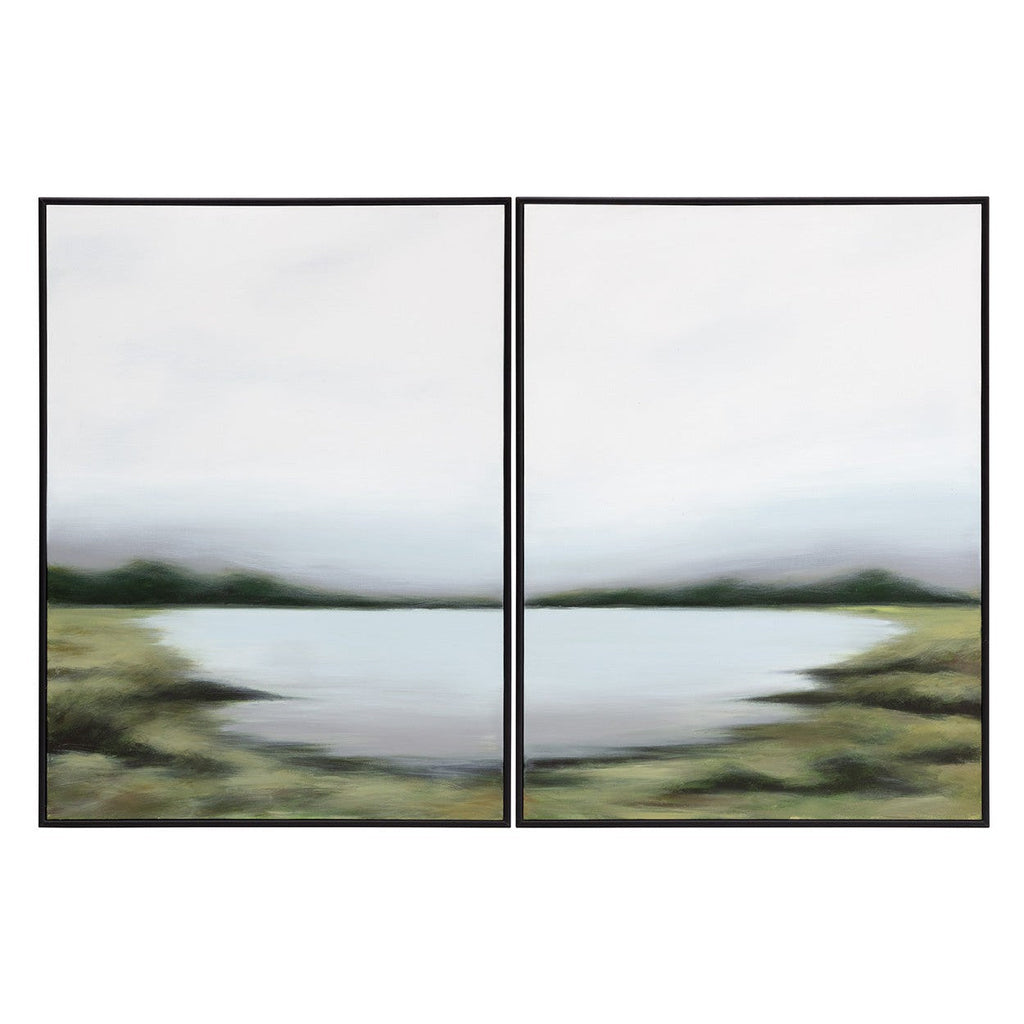 Cadre flottant noir Sunpan Lakeside Views - Lot de 2