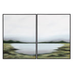 Cadre flottant noir Sunpan Lakeside Views - Lot de 2
