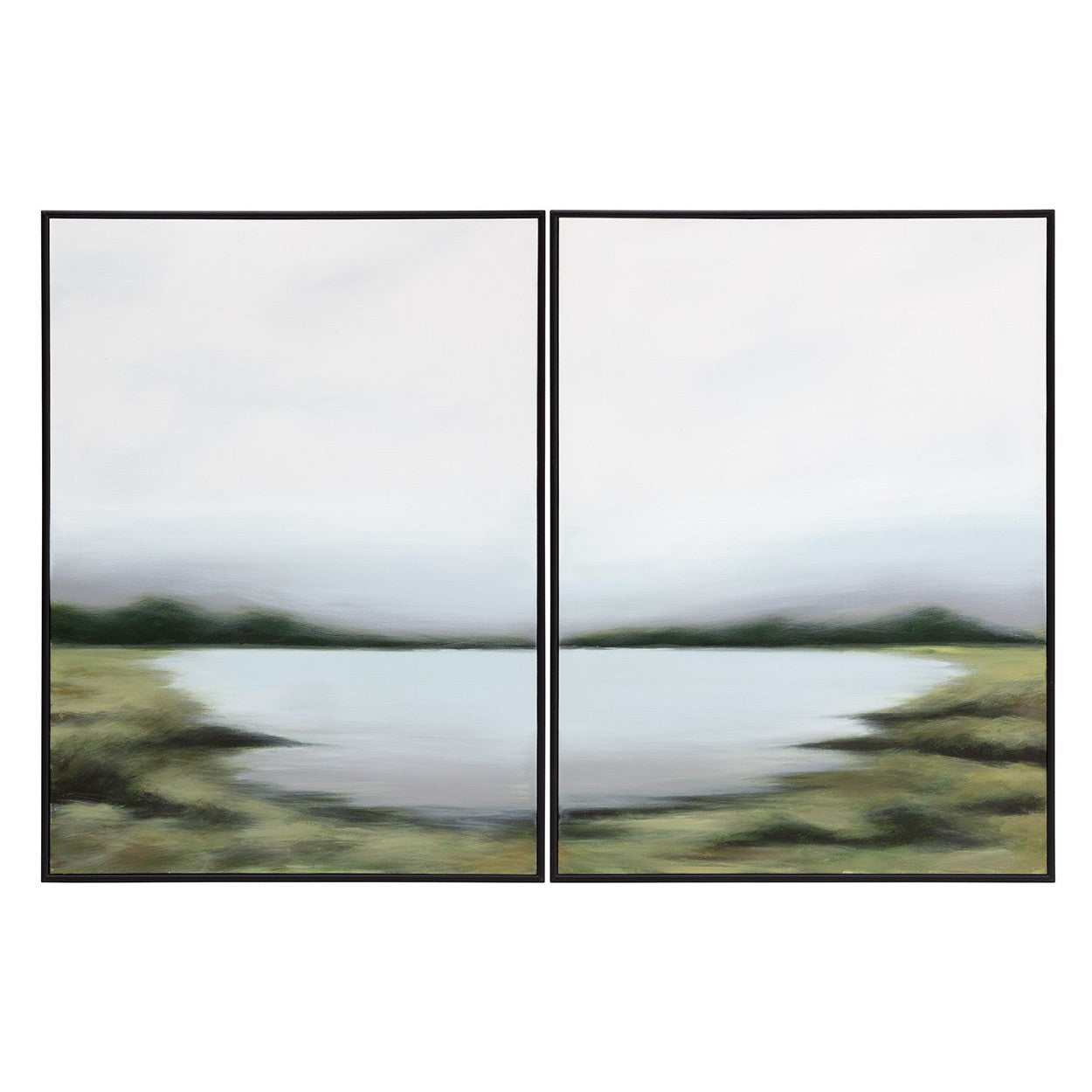 Cadre flottant noir Sunpan Lakeside Views - Lot de 2