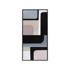 Cadre flottant noir Sunpan Radical Interpretation - Lot de 3