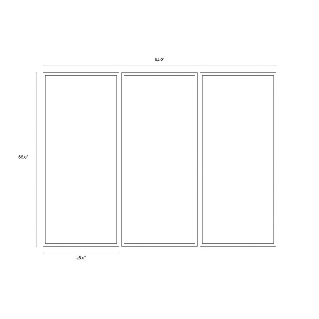 Cadre flottant noir Sunpan Radical Interpretation - Lot de 3