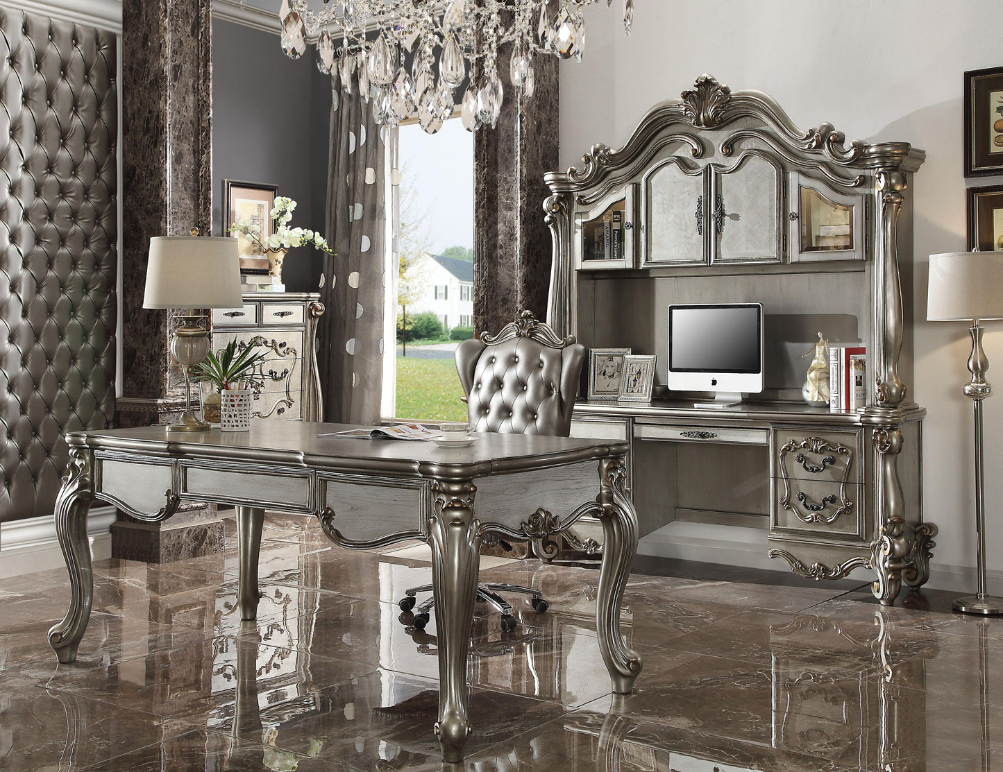 Bureau Versailles Antique Platinum