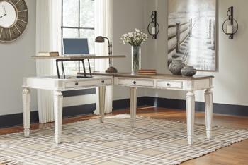 Bureau à plateau relevable Realyn 2 pièces pour la maison