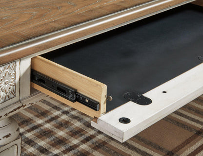 Bureau à domicile Realyn 2 pièces