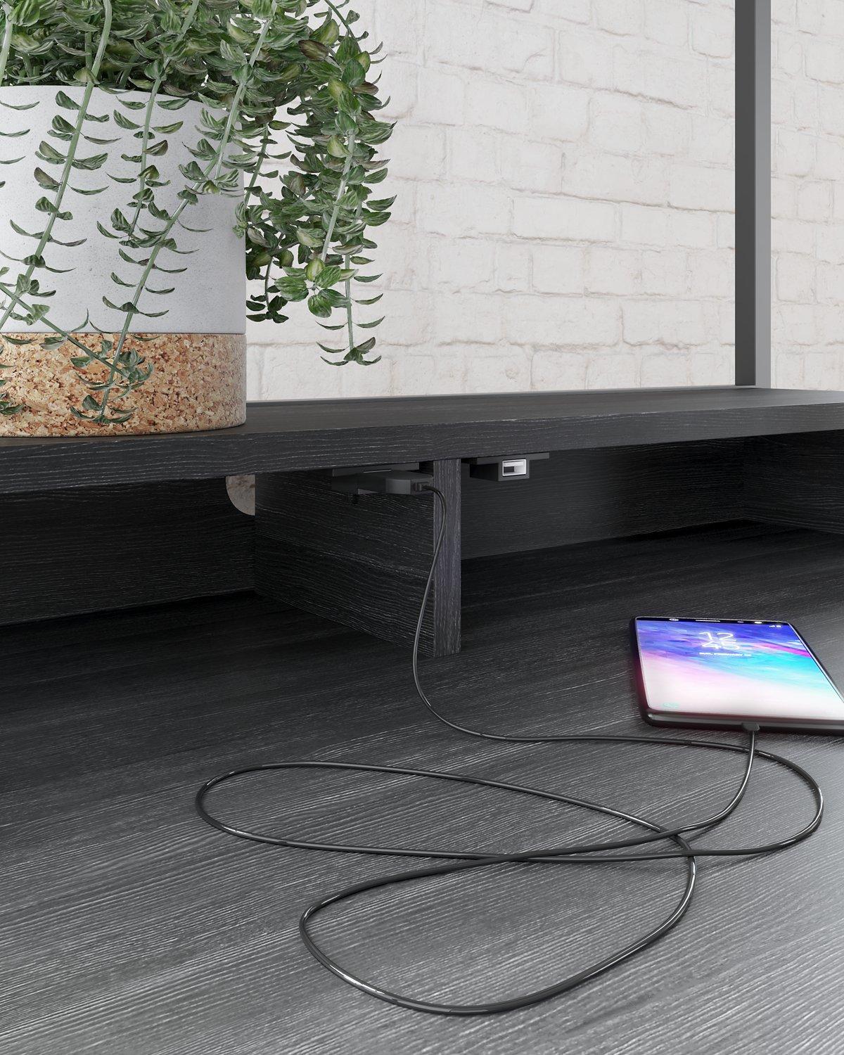 Bureau à domicile Yarlow 36 avec étagère