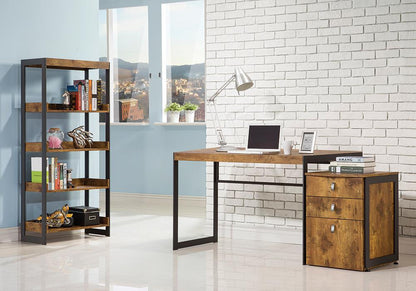 Bureau Estrella en muscade antique et bronze