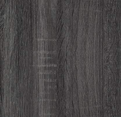 Bureau rectangulaire Kravitz gris patiné et chrome